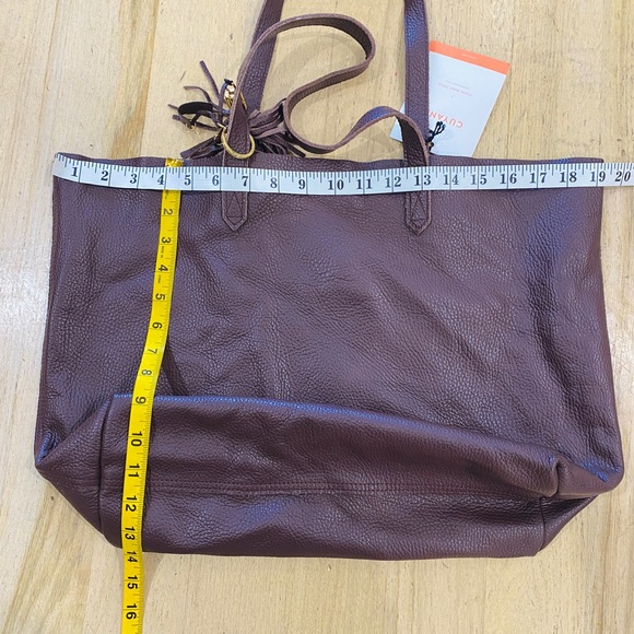 Cuyana Burgundy Tote Bag - Picture 10 of 12